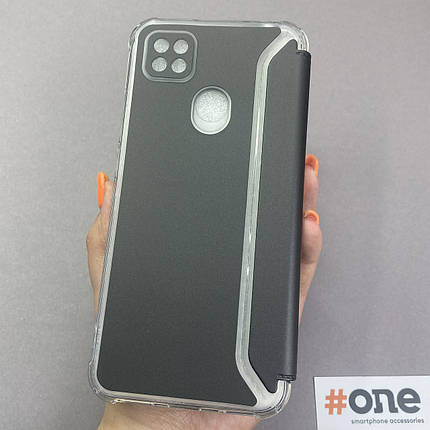 Чохол-книга для Xiaomi Redmi 9C матова книжка на телефон сяомі редмі 9с чорна y7u, фото 3