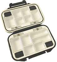 Рыбацкая коробка для снастей MHZ SF24115, 11.5х7.7х3.5 см, пластик, черный с белым MS