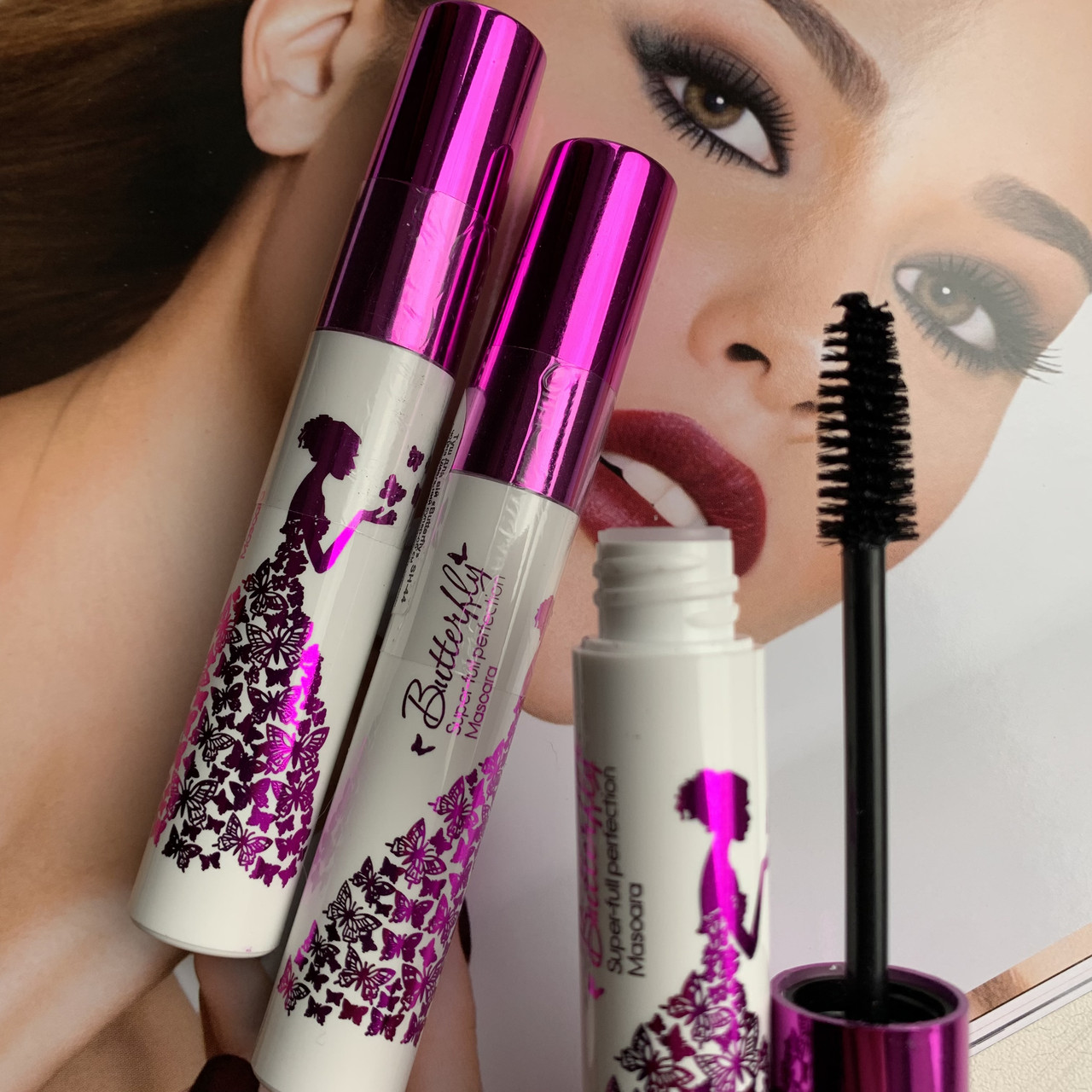 Туш для вій "Butterfly super-full perfection Mascara " Супер- об'єм