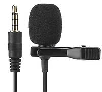 Петличный микрофон Мини Джек 3,5 мм Петличка для Android Ветрозащита