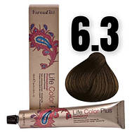 Стойкая крем-краска для волос Farmavita Life Color Plus 6.3 Темный блондин золотистый 100 мл