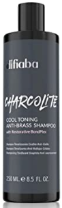 Шампунь холодний тонуючий Charcolite Anti-Brass Shampoo Difiaba