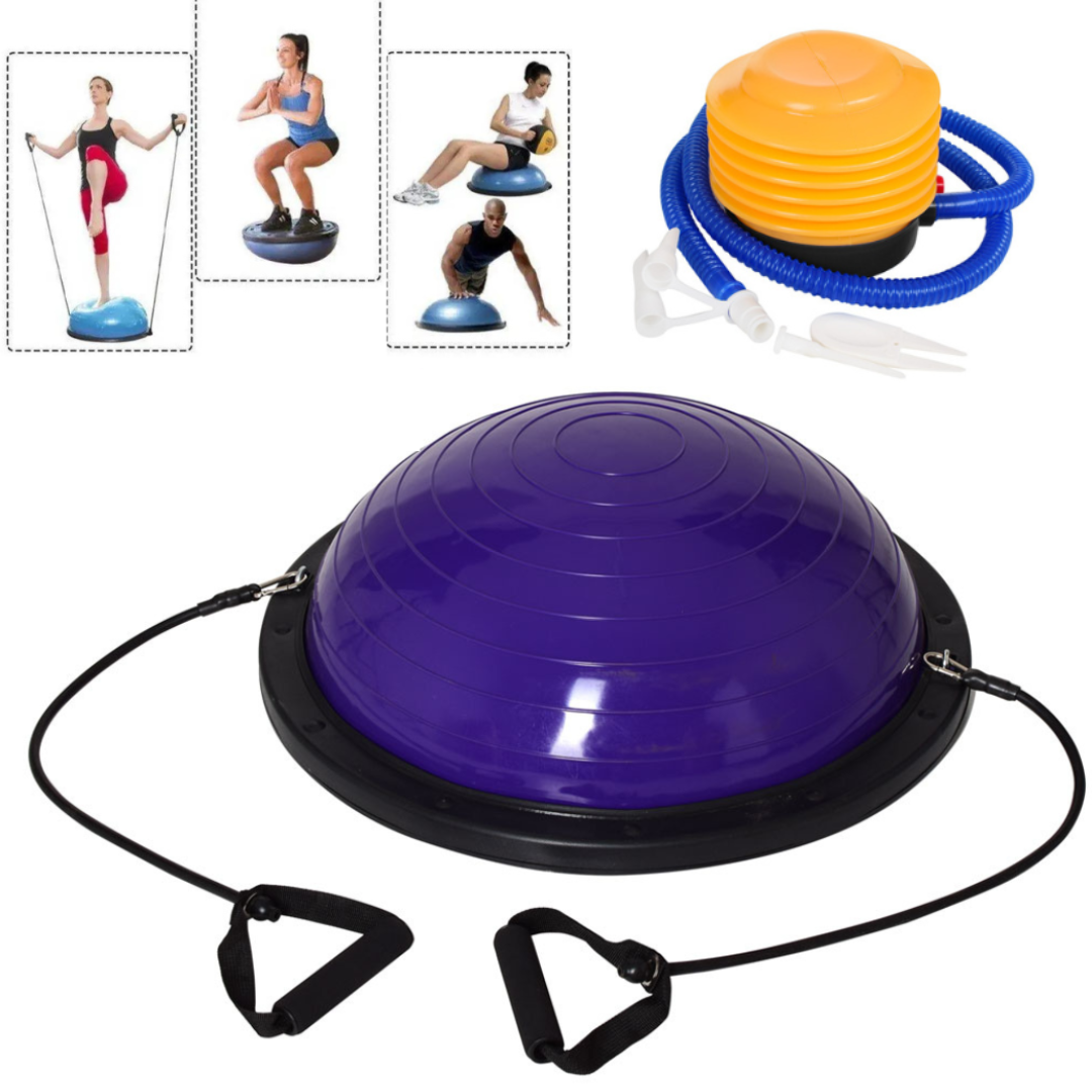 Балансировочная платформа Bosu ball 60 см балансировочная подушка ...