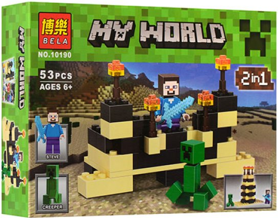Конструктор BELA 10190 Minecraft (53 деталі) 