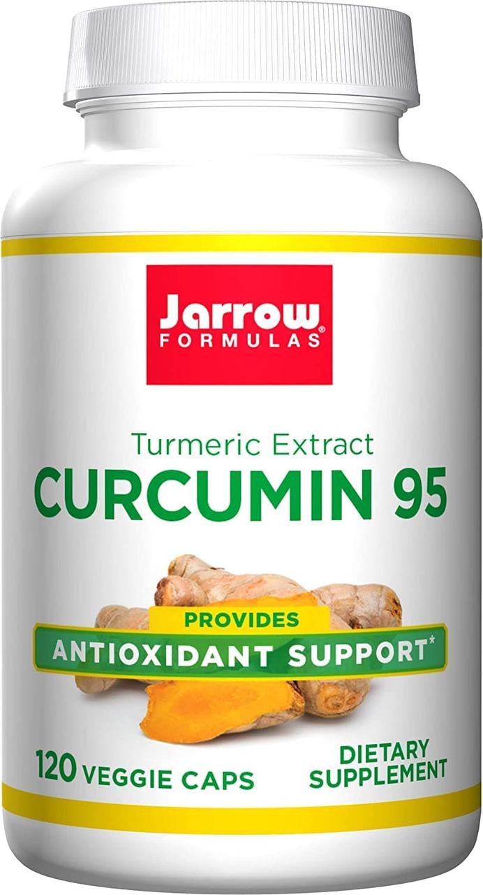 Jarrow Formulas, Куркумін 95, 500 мг, 120 рослинних капсул