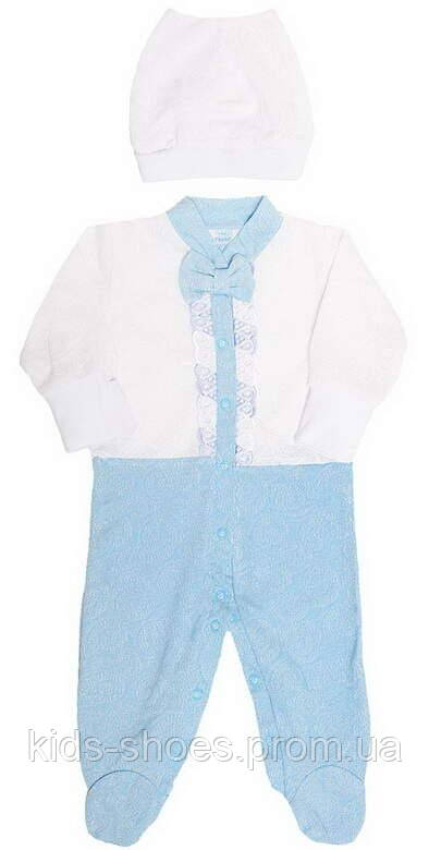 Дитячий ошатний комплект для хлопчика 56 зріст Карапузик - фото 1 - id-p1771017307