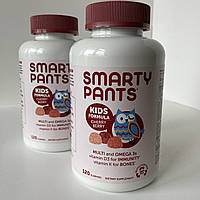 Smarty pants Kids formula, Multivitamin and Omega 3, мультивітаміни, омега 3 для дітей, 120 мармеладок