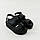 Сандалі з натуральної шкіри з пряжкою 37 розмір Woman's heel чорні на литий підошві, фото 4
