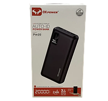 Повербанк OX Power 20000 PW20 Компактний повербанк Потужний Power Bank