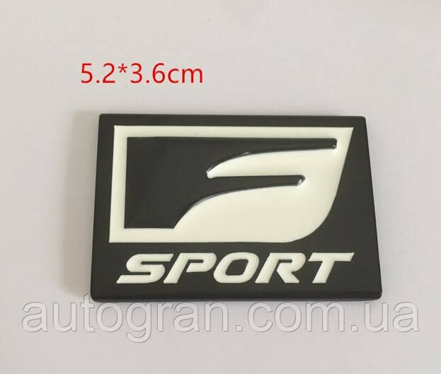 Емблема кузова Lexus Fsport 5.2см*3.6см