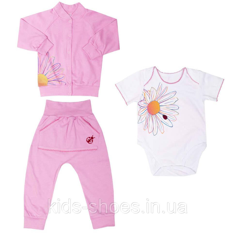 Дитячий костюм Сонечко для дівчинки рожевий - фото 1 - id-p1771023641