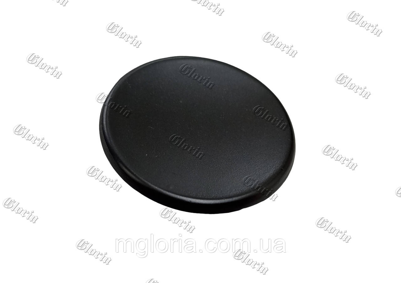 Меблева ручка K 8663/ВК (кнопка чорна кругла)