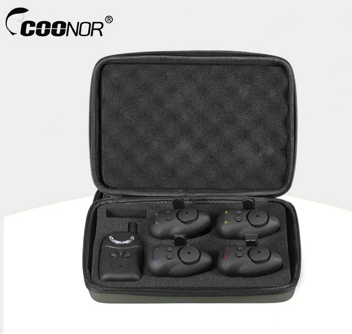 Набір сигналізаторів клювання на вудлищі Coonor SHOCKER 4+1