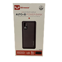 Повербанк 30000 Компактний повербанк OX Power PW30 Потужний Power Bank