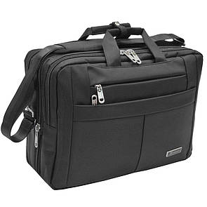 Сумка трансформер для документів Nuo Xiya, сумка для ноутбука 17", сумка-рюкзак 42*32*15+5см розширення