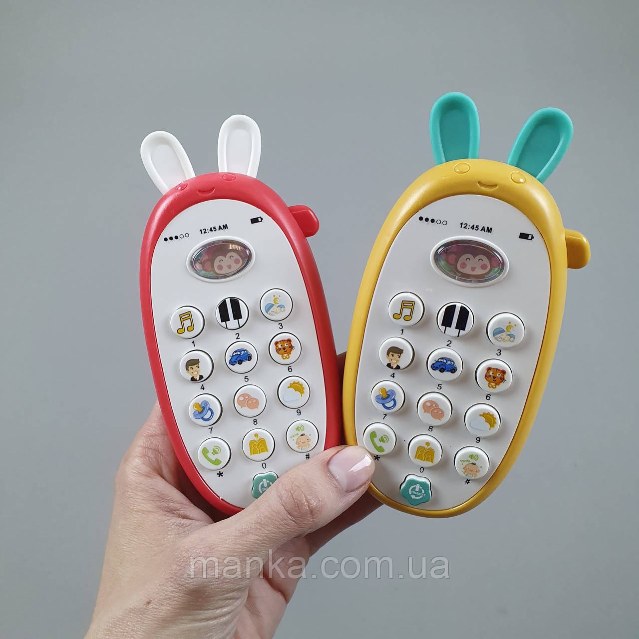 Телефон 84282 (96) "TK Group", 3 кольори, УКРАЇНСЬКЕ ОЗВУЧУВАННЯ, підсвічування, казки, пісні, колискові, мело