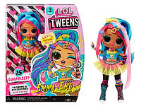 Кукла Лол Твинс подростки Эмма Эмо LOL Surprise Tweens Series 3 Fashion Doll Emma Emo