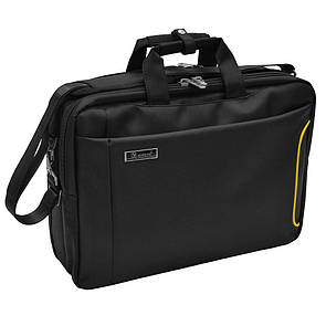 Сумка для документів Nuo Xiya 9005, Сумка-рюкзак для ноутбука 17", Сумка трансформер 42*32*15см чорний