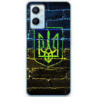 Чохол Силіконовий з Картинкою на OPPO A96 (Патріотичний, Герб України)