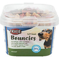 Лакомство для собак Trixie «Bouncies» 140 г с ягнёнком вкусняшки снеки для дрессировки собак