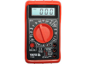 Мультиметр/цифровий вимірювач, зумер YATO YT-73080