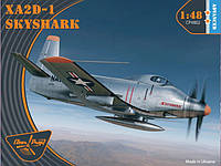 Пластикова модель 1/48 Clear Prop 4802 американський турбогвинтовий штурмовик XA2D-1 Skyshark