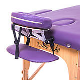 Масажний стіл "Прем'єр" NEW TEC (фіолетовий), фото 2