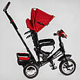 Велосипед триколісний дитячий з капюшоном 6588/71-008 Best Trike, колеса піна, музична фара зі світлом, фото 4