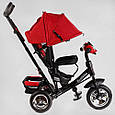 Велосипед триколісний дитячий з капюшоном 6588/71-008 Best Trike, колеса піна, музична фара зі світлом, фото 5