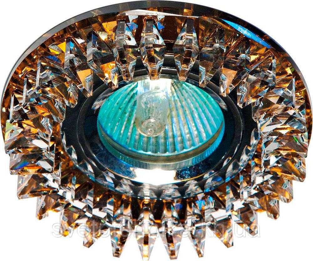 Светильник точечный с кристаллами Feron CD 2540 черный - фото 4 - id-p1771049516