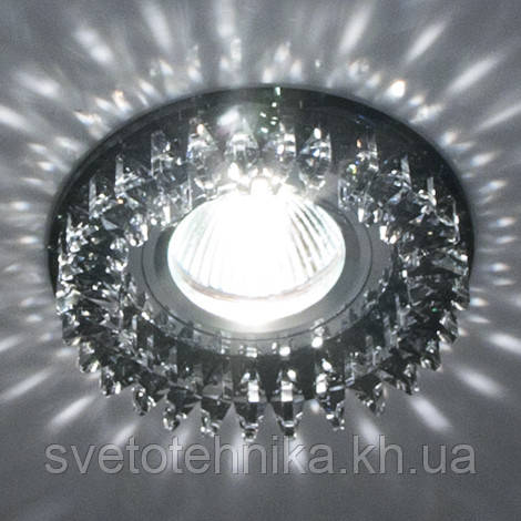 Светильник точечный с кристаллами Feron CD 2540 черный - фото 1 - id-p1771049516