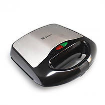 Електровафельниця для тонких вафель, Якісна побутова вафельниця, Функціональна вафельниця LM-82, фото 2