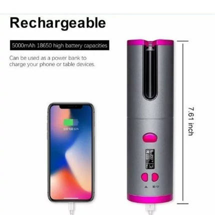 Плойка для завивки Ramindong Hair curler, Плойки для волосся, Плойка для завивки FX-115 з насадками, фото 1