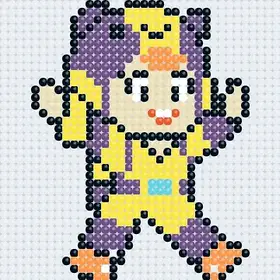 Дитяча алмазна мозаїка Origami Бравл Старс Хєппі Бі 10*10 см