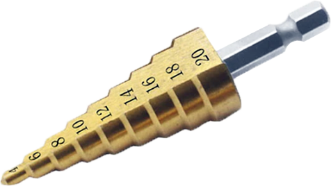 Свердло ступінчате по металу, 4-20мм, HSS