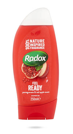 Гель для душу Radox Mineral Therapy з ароматами гранату та червоного яблука 250 мл, фото 2