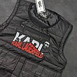 Чоловічий жилет Karl Lagerfeld CK5388 чорний XS, S, фото 2