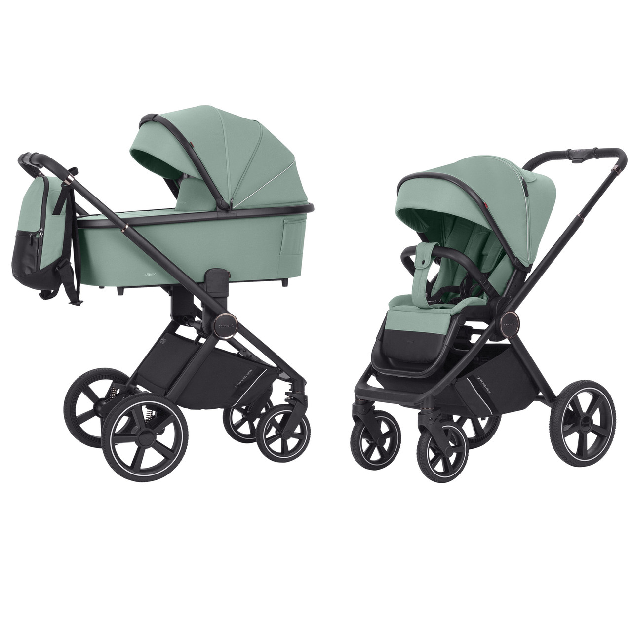 Коляска універсальна 2в1 CARRELLO Ultimo CRL-6515 , Forest Green