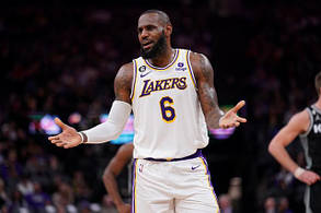 Біла баскетбольна форма Леброн Джеймс 6 Лейкерс Nike James Los Angeles Lakers Association Edition 2023