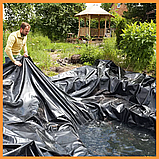 Плівка 200 мкм 6*50 чорна поліетиленова для мульчування та будівництва, фото 9