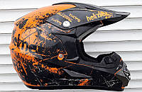 Мото шлем Эндуро ATV Helmet Orang Sparck + очки в подарок