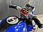 Дитячий Електро Байк мотоцикл Spoko M 3196 синій, фото 5