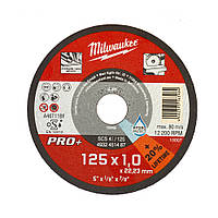 Диск отрезной по металлу Milwaukee PRO+ SC41/125x1.0x22.2 мм (4932451487)