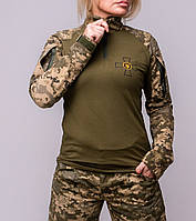 Рубашка убакс тактическая с длинным рукавом олива