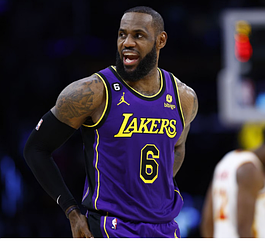 Фіолетова баскетбольна форма Леброн Джеймс 6 Лейкерс Nike James Los Angeles Lakers Statement Edition 2023