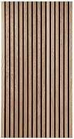 Декоративная рейка / акустическая панель / софт панели Кут Oak (Дуб натуральний) (2400x27x20)