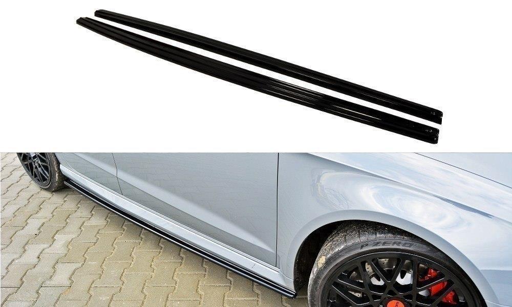 Пороги Audi RS3 8V Sportback тюнінг обвіс спідниця елерон