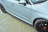 Пороги Audi RS3 8V Sportback тюнінг обвіс спідниця елерон, фото 3