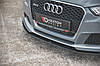 Сплітер Audi RS3 8V Sportback тюнінг обвіс губа спідниця елерон (Racing V2), фото 5