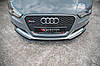 Сплітер Audi RS3 8V Sportback тюнінг обвіс губа спідниця елерон (Racing V2), фото 6
